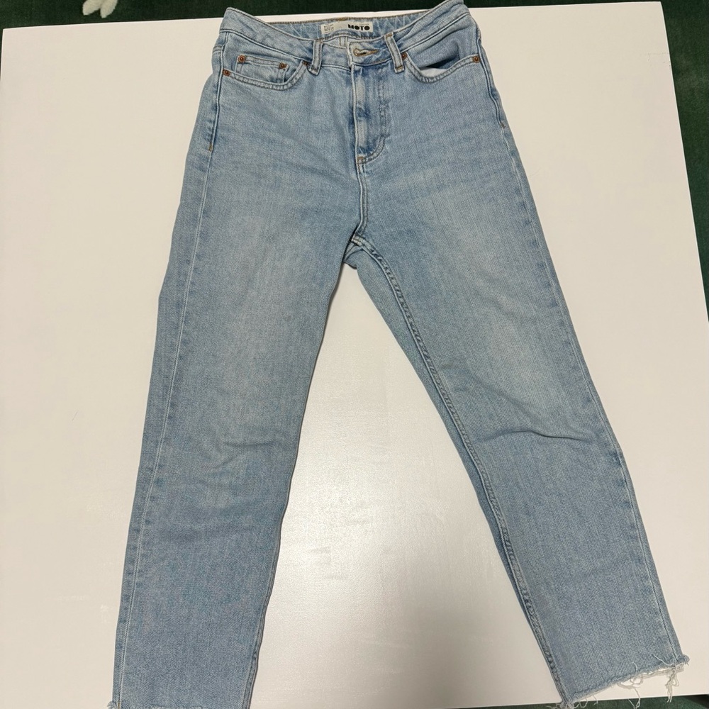 Topshop Moto Light Blue Jeans